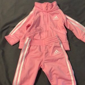 Baby girl adidas tracksuit